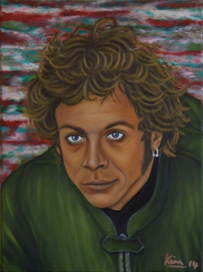 Oil Painting > Balance of Power > Valentino Rossi